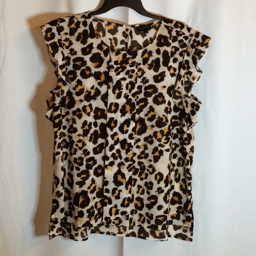 The Limited Leopard Print Short Sleeved Blouse